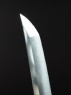 Long samurai sword, or katana (detail, blade)
