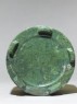 Brush pot with figures in a landscape (bottom)