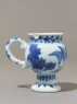 Mustard pot of Delft form (side)